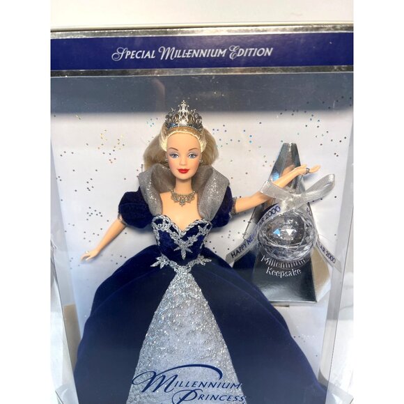 Millennium Princess Barbie Doll Special Edition 2000 In Box With Keepsake - Picture 3 of 8
